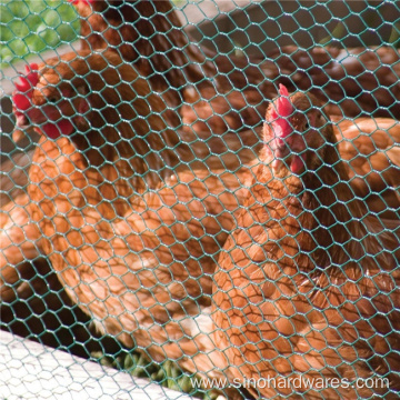 Pvc Plastic Coated Chicken Wire Mesh Chicken Wire Netting 3/4 Inches Wire Mesh For Chicken Coop